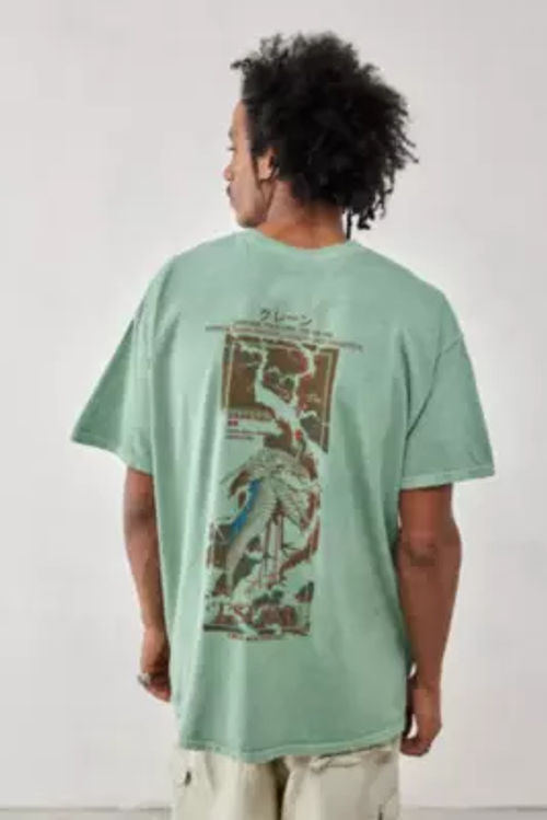 UO Sage Tsuru T-Shirt - Green...