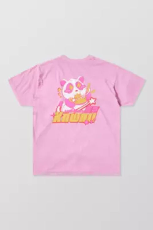 UO Pink Kawaii T-Shirt - Pink...