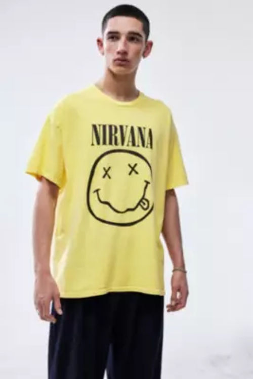 UO Yellow Nirvana T-Shirt -...