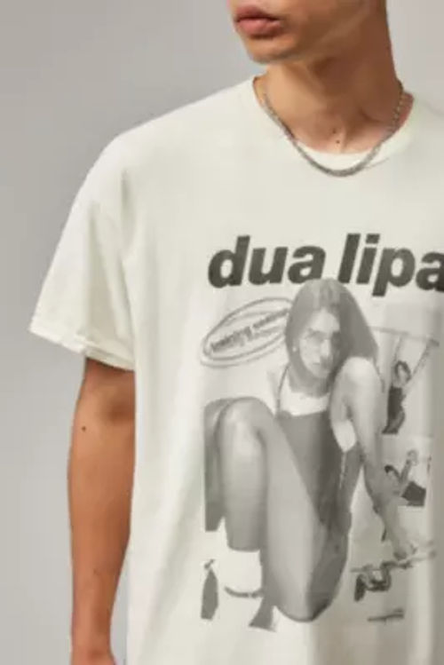 UO Dua Lipa T-Shirt - Cream L...