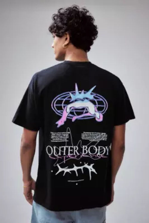 UO Black Outer body T-Shirt -...