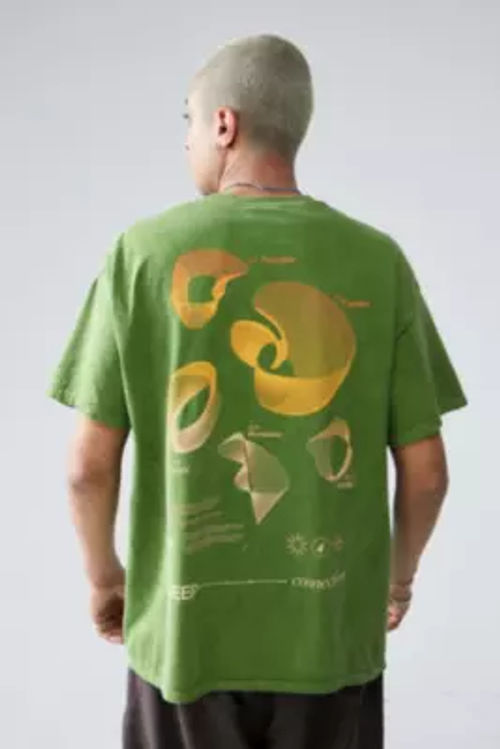 UO Deep Connection T-Shirt - Green L at Urban Outfitters