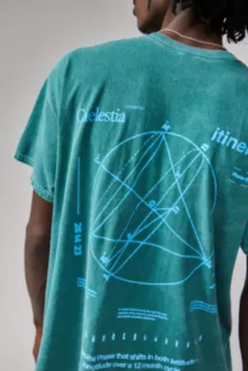 UO Teal Celestial T-Shirt -...