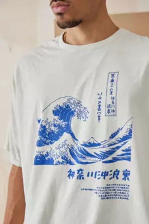 UO Ecru The Great Wave...