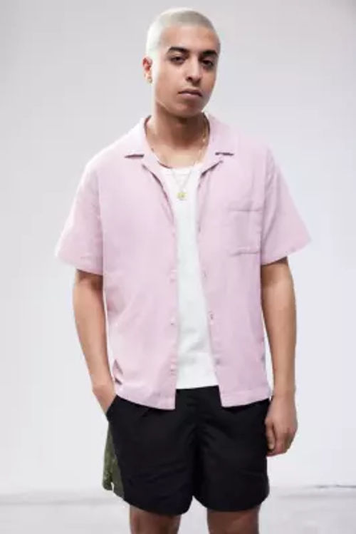 UO Pink Crinkle Shirt - Pink...