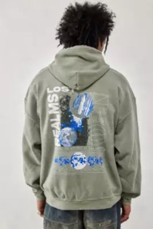 UO Sage Lost Reality Hoodie -...