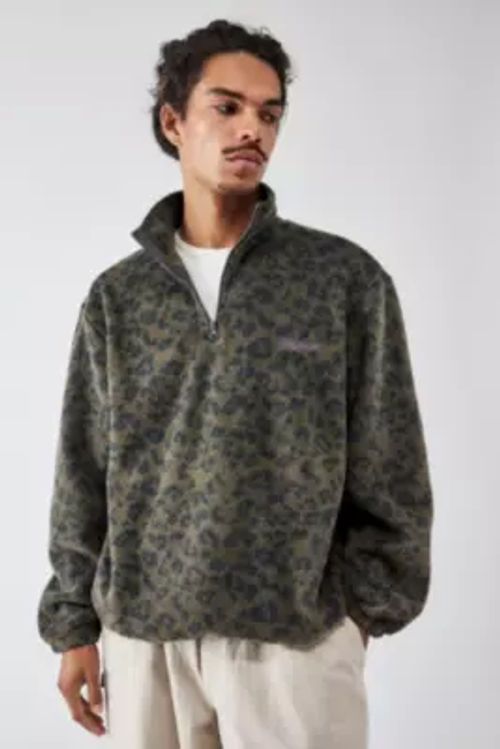 BDG Leopard Print Fleece -...