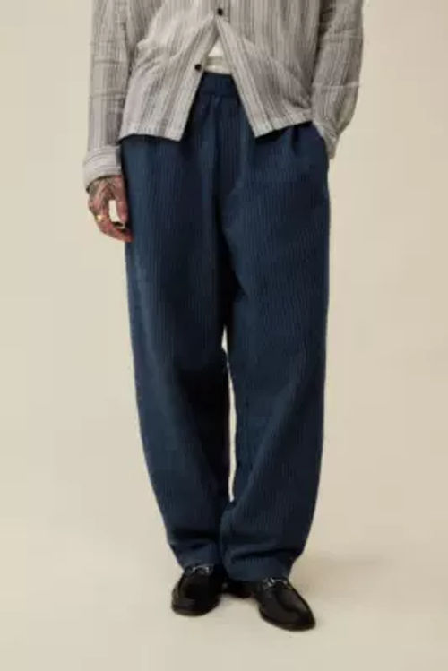 Loom Navy Stripe Flood Pants...