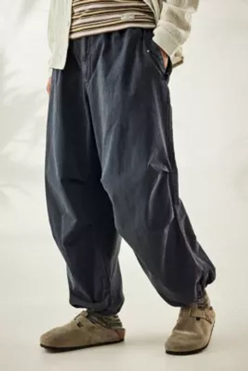 BDG Black Strappy Baggy Cargo Pants