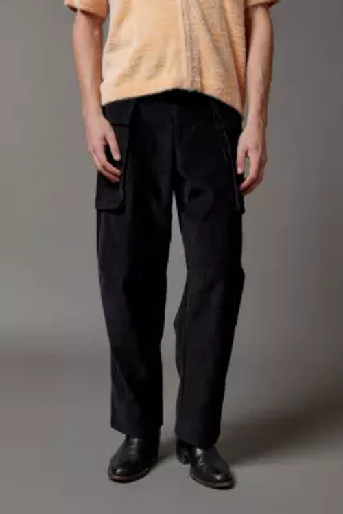 BDG Black Parachute Cargo Pants