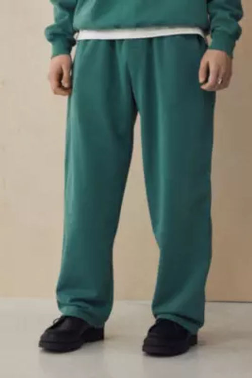 Raised Green Baggy Joggers -...