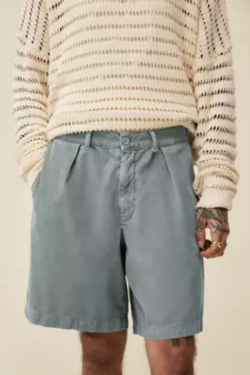 Loom Slate Corduroy Shorts -...