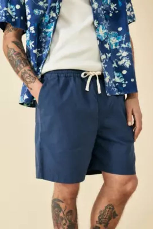 BDG Royal Blue Twill Shorts -...