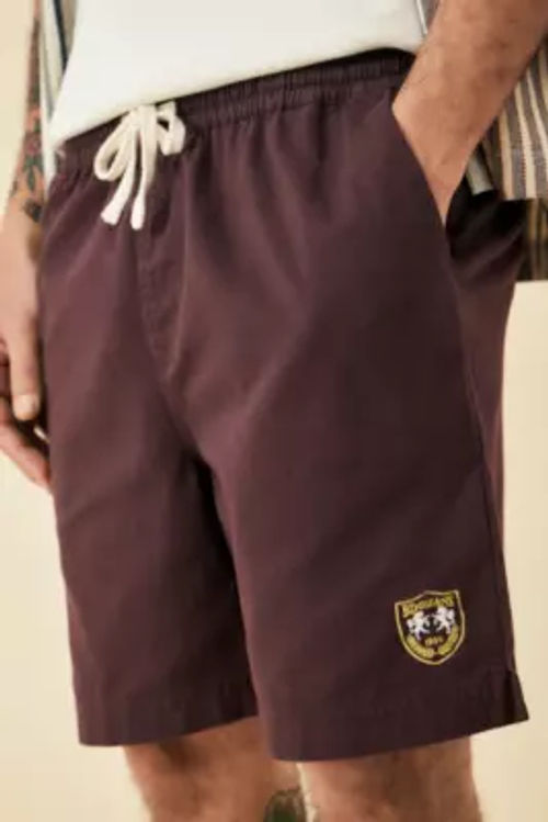 BDG Burgundy Twill Shorts -...