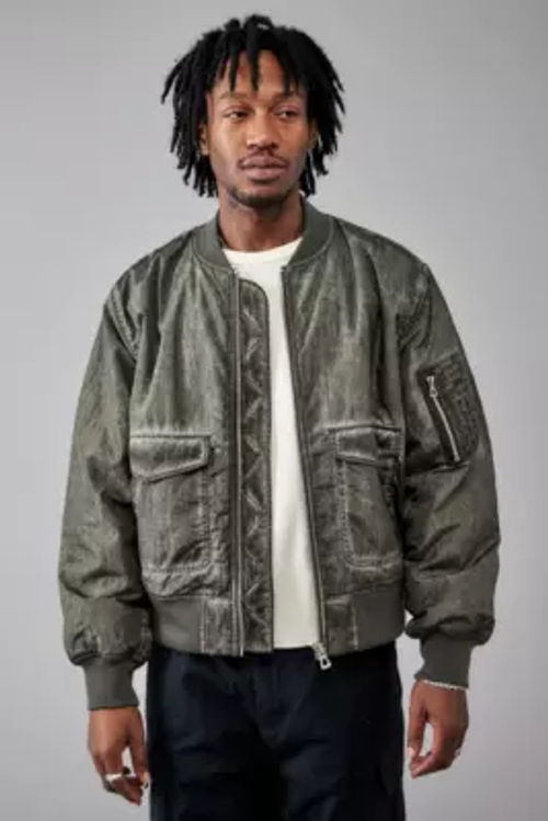 BDG Mottle Bomber Jacket -...