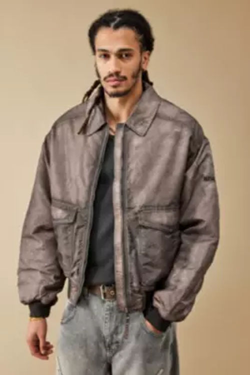 BDG Ruari Washed Brown Bomber...