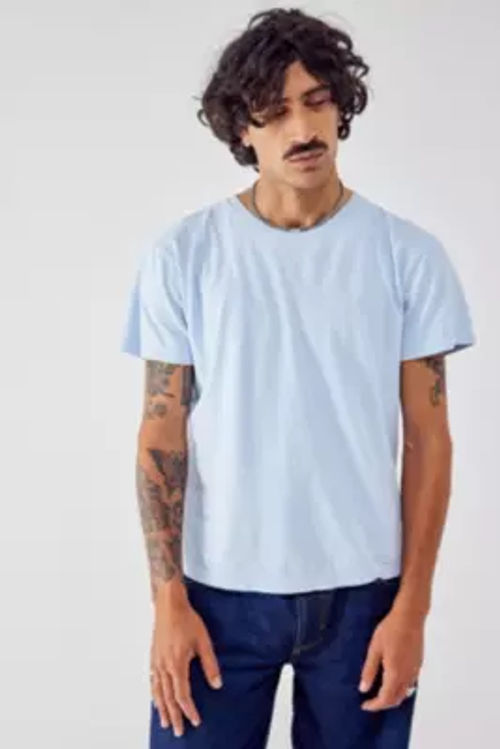 BDG Blue 90s Classic Fit T-Shirt - Blue L at Urban Outfitters