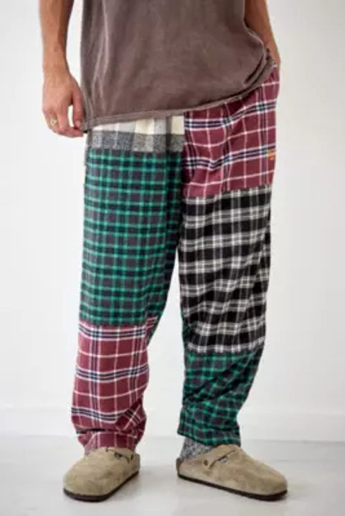 UO Patchwork Check Joggers -...