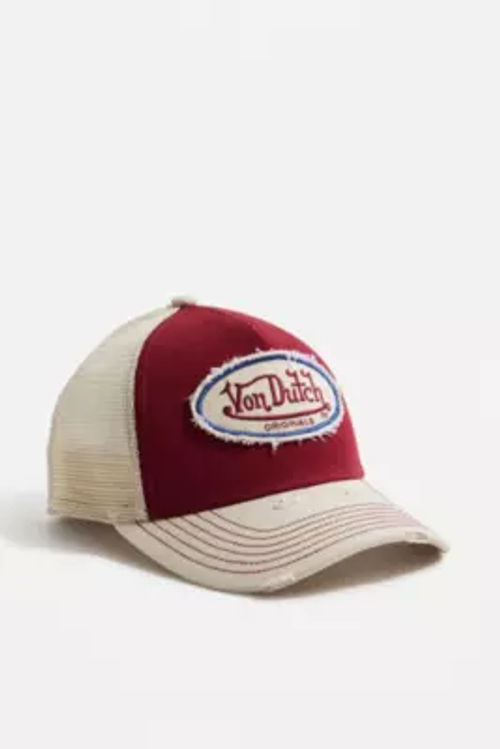 Von Dutch Red Trucker Cap -...