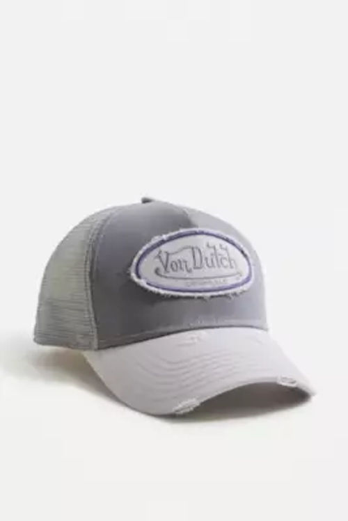 Von Dutch Grey Trucker Cap -...