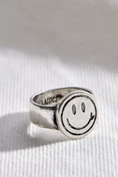 Icon Surf Smile Ring - Silver...