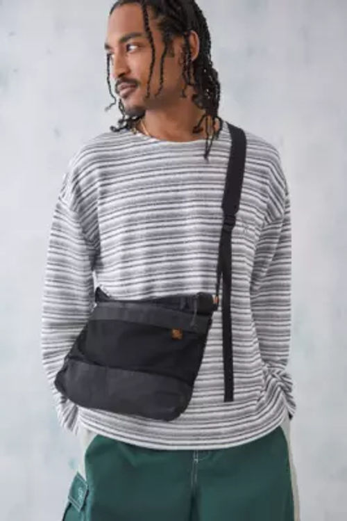 Urban Outfitters Uo Suede Patchwork Shoulder Bag in Black