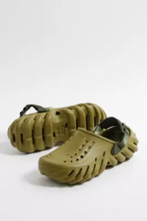 Crocs Olive Echo Clogs -...