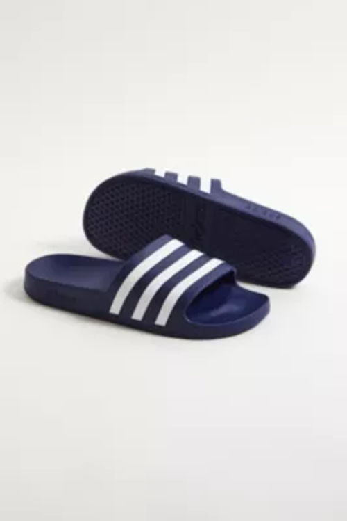 adidas Blue & White Adilette...