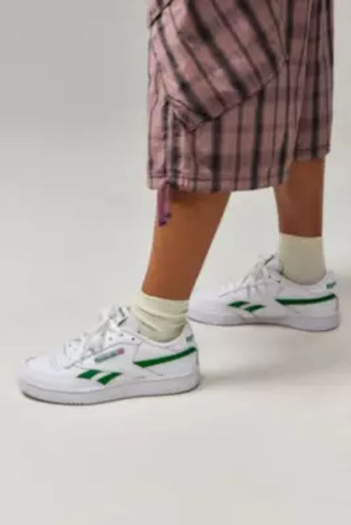 Reebok White & Green Club C...