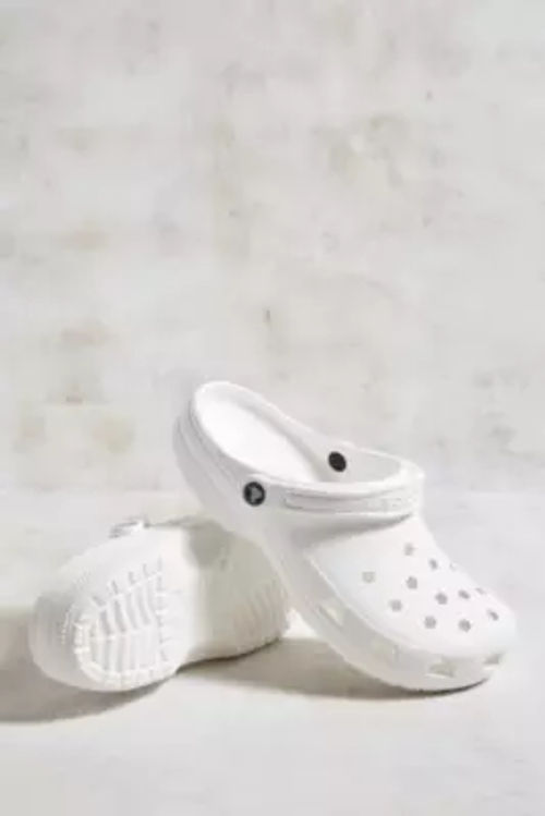 Crocs White Classic Clogs -...