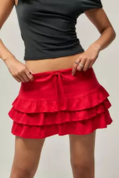 Archive At UO Red Ruffle Mini...