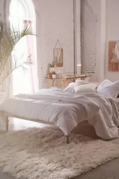 Boho Single Bed - White ALL...