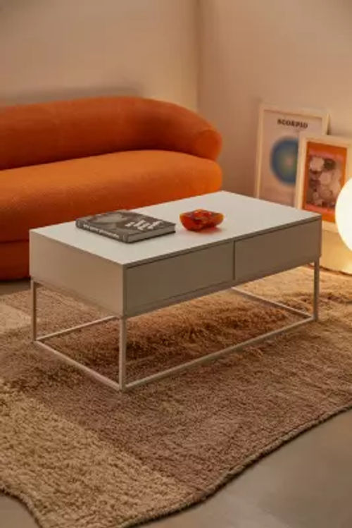 Felix White Coffee Table -...