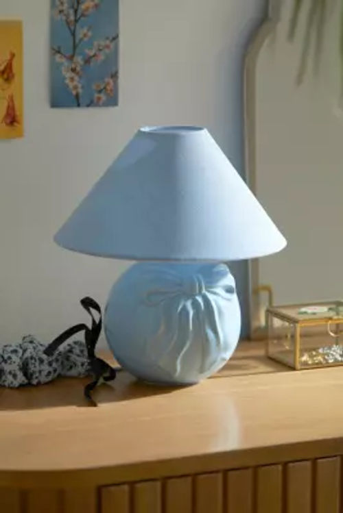 Bow Table Lamp - Blue Dia:...