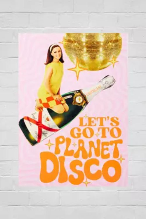 Printed Weird Planet Disco A4...