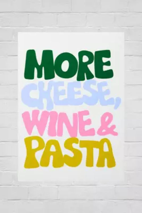 Printed Weird Cheese & Wine...