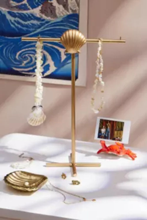 Shell Jewellery Stand - Gold...
