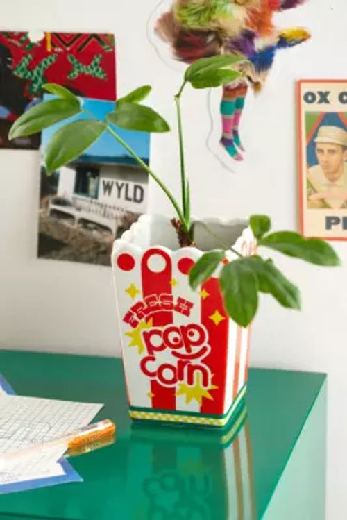 ban. do Popcorn Vase - Red L:...