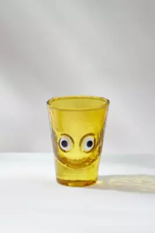 Yellow Googly Eye Shot Glass...