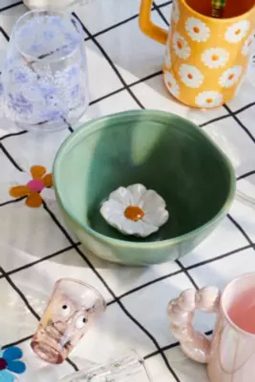 Peekaboo Flower Bowl - Green...