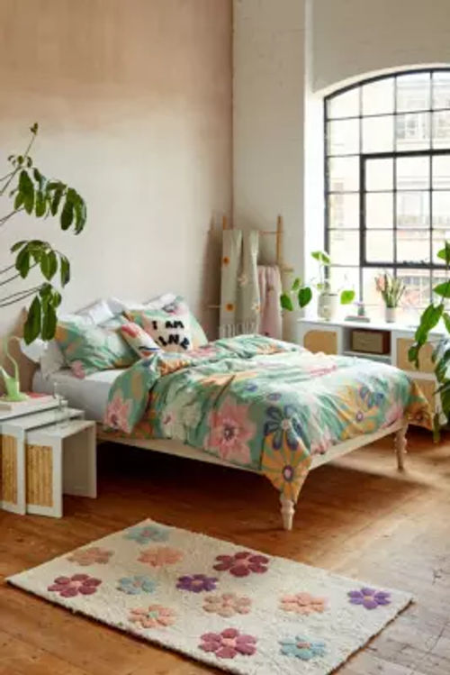 Hazel Floral Duvet Set -...