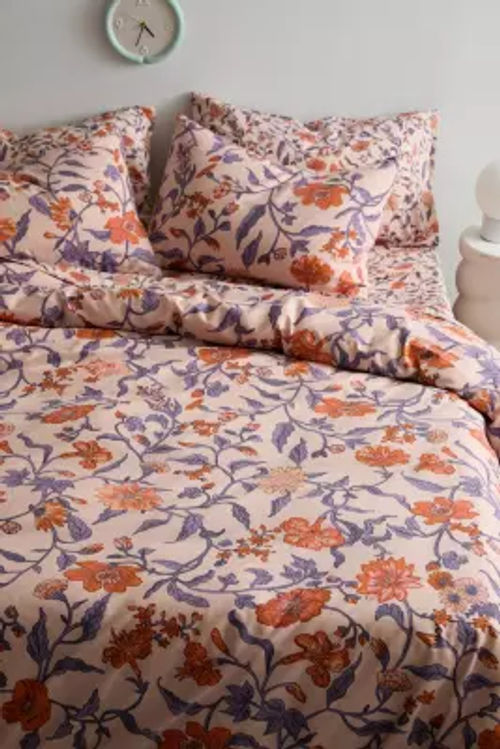 Ella Vine Floral Duvet Set -...