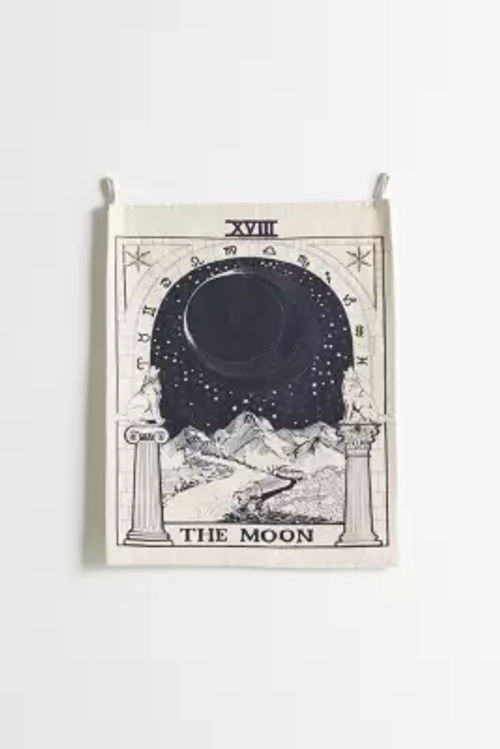 The Moon Tarot Card Tapestry...