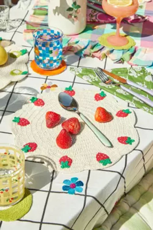 Strawberry Placemat - Red ALL...