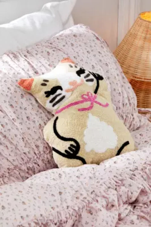 Kitsch Kitty Cushion - White...