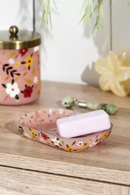 Amelia Floral Soap Dish -...