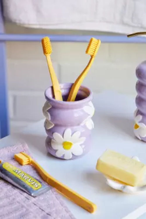 Lilac Daisy Storage Tumbler -...