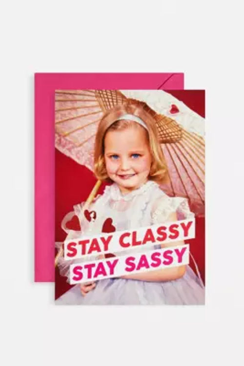 Stay Classy Greetings Card...