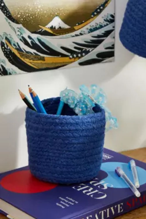 Harley Woven Pen Pot - Blue...