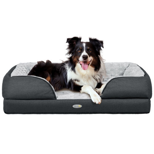 PawHut Calming Dog Bed Pet...